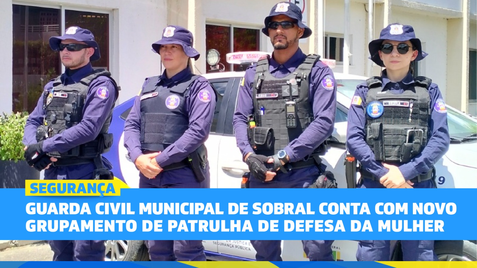 Guarda Civil Municipal de Sobral conta com novo grupamento de Patrulha de Def...