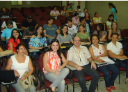 A acolhida aconteceu na Escola de Formação em Saúde da Família Visconde de Sabóia 