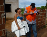 Moradores receberam instruções sobre abalos sísmicos 