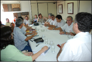 A Reunião teve como pauta iniciar o processo de elaboração de novos programas e novos projetos executivos, tendo como base as Diretrizes do Plano de Governo  