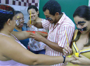 Capacitação contempla oficinas de Pintura em rosto; Tapete e Contação de histórias