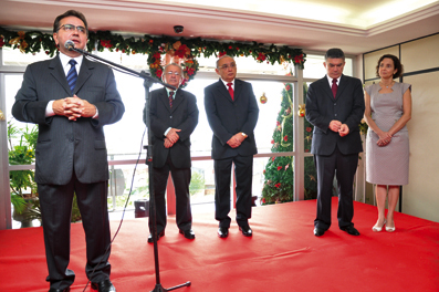 Leônidas Cristino, José Clito, João Alberto, Veveu e Izolda Cela