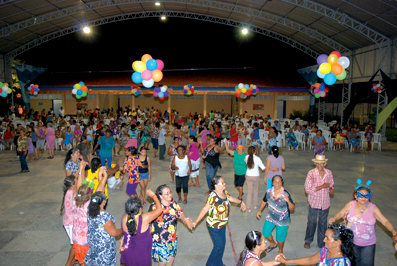Carnaval dos Idosos do ano passado foi no Clube dos Calçadistas.