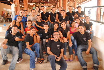 Alunos da Escola José Inácio, no Distrito de Jordão.