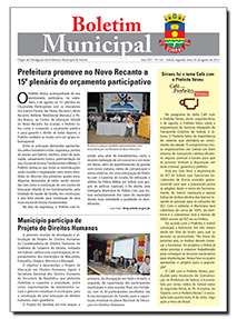 capa do boletim municipal de sobral