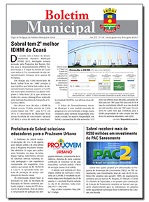 capa do boletim municipal de sobral