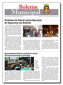 capa do boletim municipal de sobral