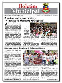 capa do boletim municipal de sobral