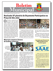 capa do boletim municipal de sobral
