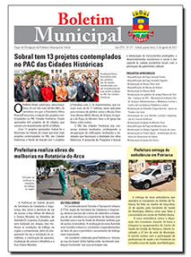 capa do boletim municipal de sobral