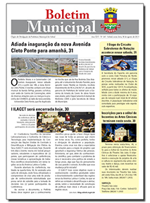 capa do boletim municipal de sobral