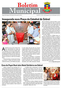capa do boletim municipal de sobral