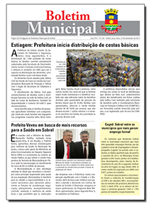 capa do boletim municipal de sobral