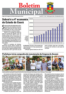 capa do boletim municipal de sobral