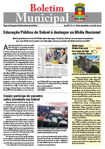 capa do boletim municipal de sobral