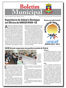 capa do boletim municipal de sobral