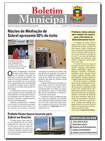 capa do boletim municipal de sobral