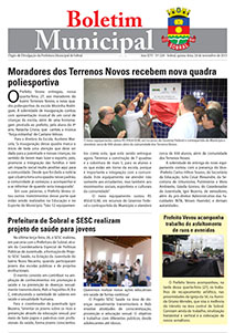 capa do boletim municipal de sobral