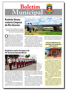 capa do boletim municipal de sobral