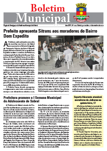 capa do boletim municipal de sobral