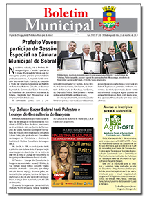 capa do boletim municipal de sobral