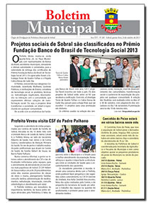 capa do boletim municipal de sobral