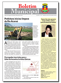 capa do boletim municipal de sobral