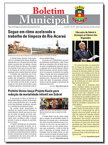 capa do boletim municipal de sobral
