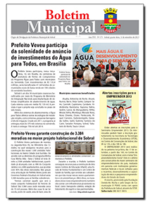 capa do boletim municipal de sobral