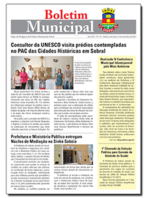 capa do boletim municipal de sobral