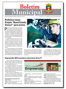 capa do boletim municipal de sobral