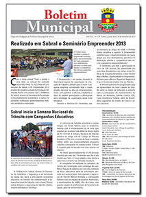 capa do boletim municipal de sobral