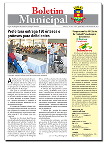 capa do boletim municipal de sobral