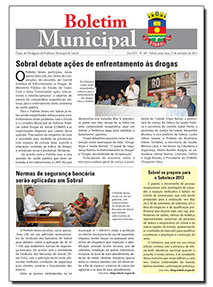 capa do boletim municipal de sobral