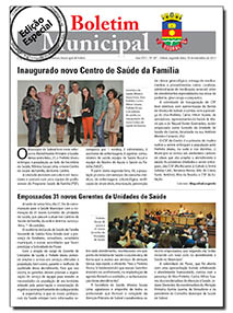capa do boletim municipal de sobral