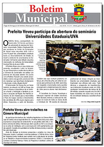 capa do boletim municipal de sobral