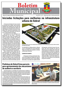 capa do boletim municipal de sobral