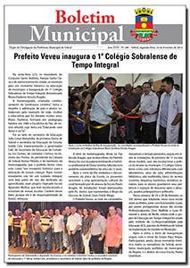 capa do boletim municipal de sobral