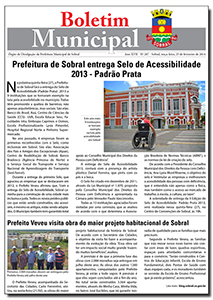 capa do boletim municipal de sobral