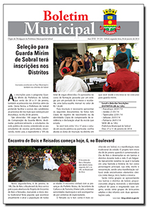 capa do boletim municipal de sobral