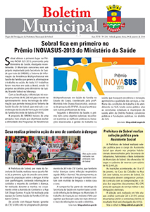 capa do boletim municipal de sobral