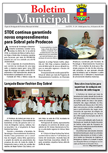 capa do boletim municipal de sobral