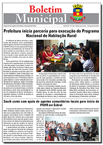 capa do boletim municipal de sobral