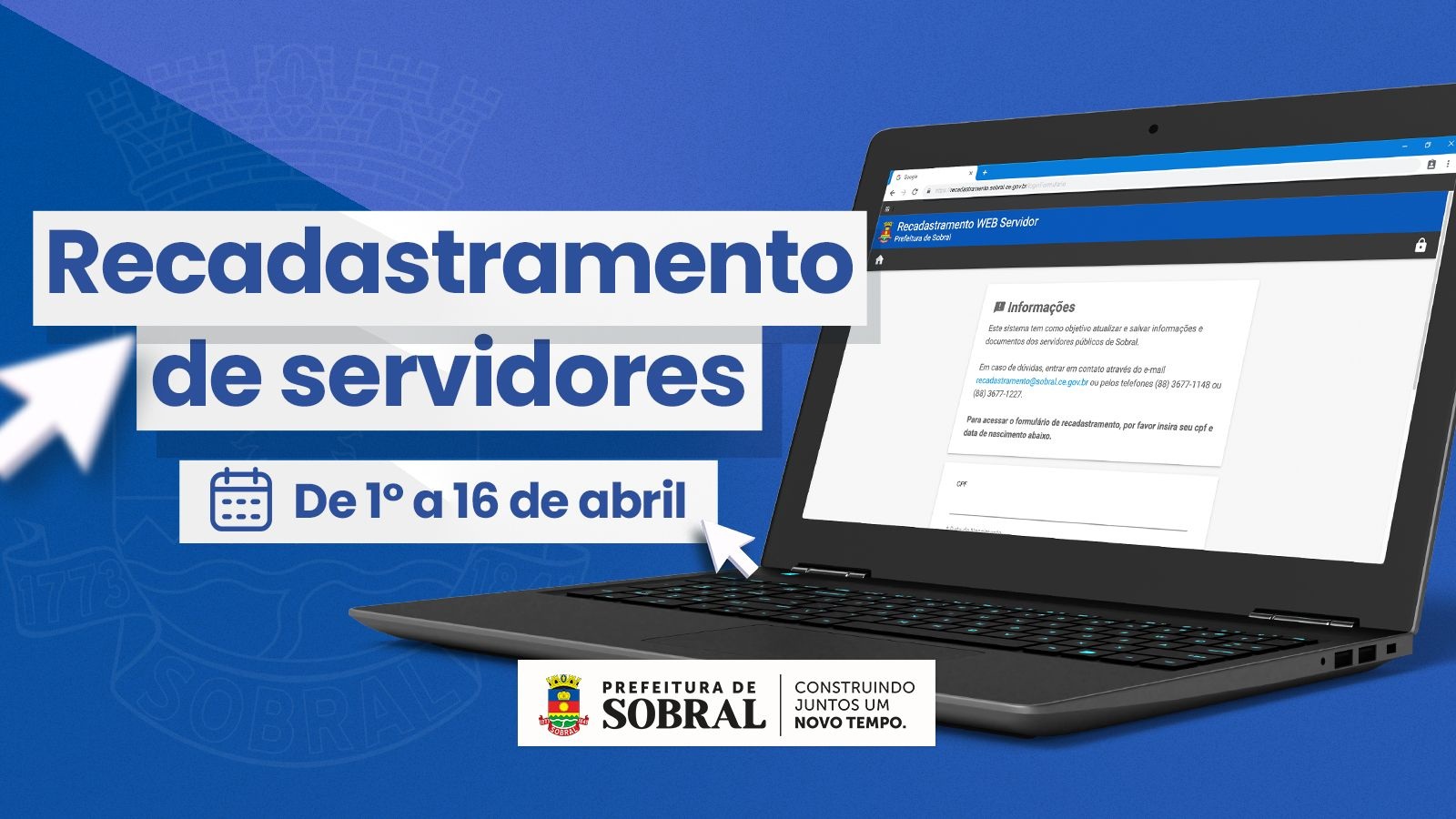 Prefeitura de Sobral realiza recadastramento de servidores ativos para atuali...