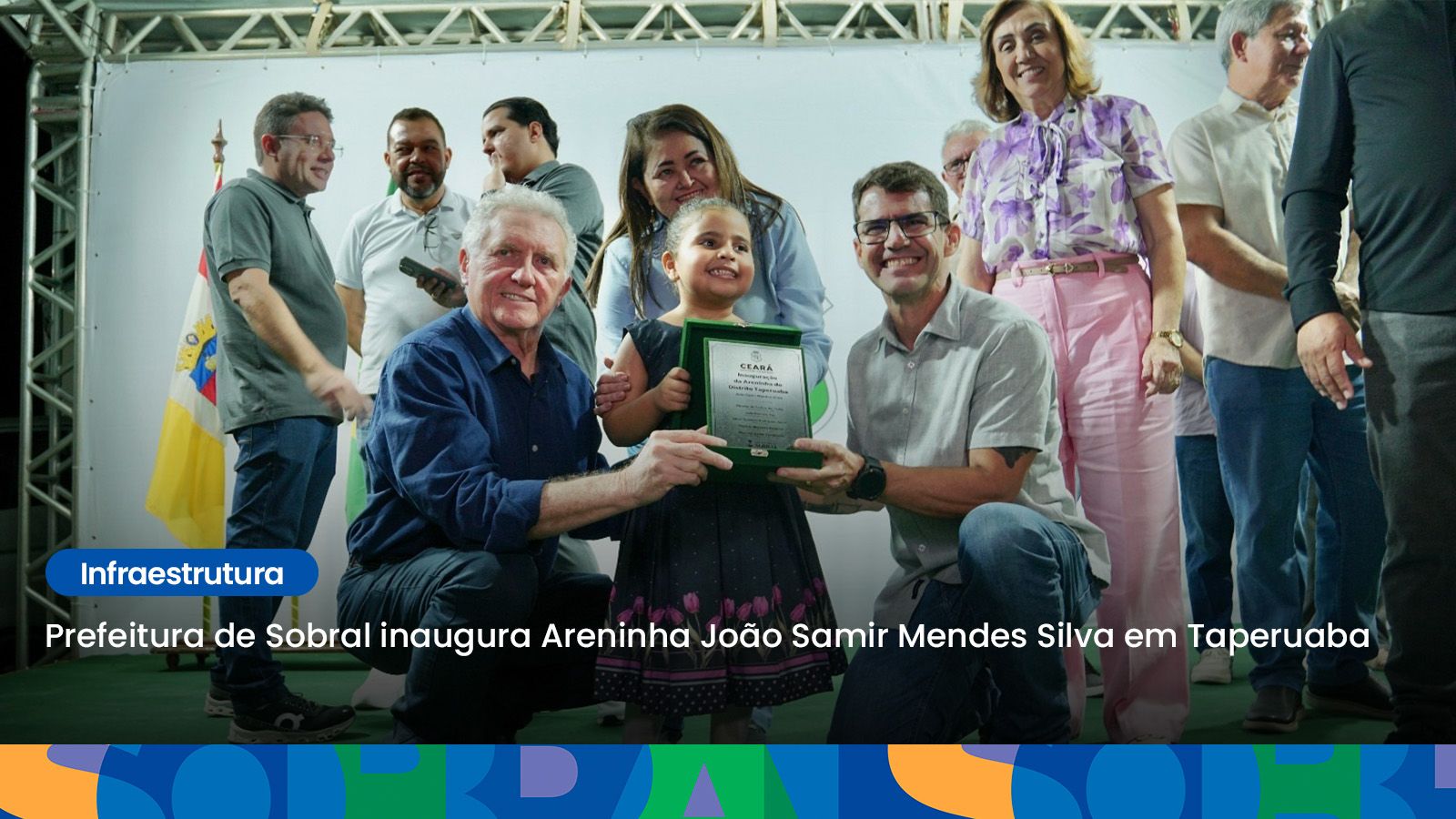 Prefeitura de Sobral inaugura Areninha João Samir Mendes Silva em Taperuaba