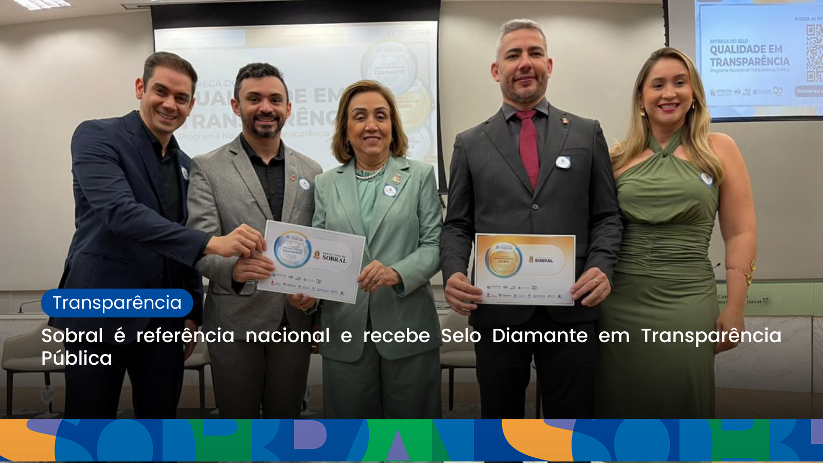 Sobral é referência nacional e recebe Selo Diamante em Transparência Pública